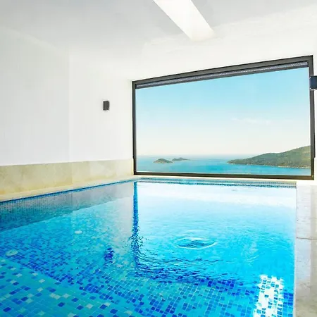 3 Bedroom Seaview Luxury - Heated Indoor Pool Вилла Калкан