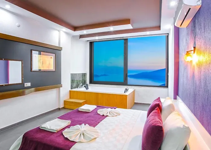 빌라 3 Bedroom Seaview Luxury - Heated Indoor Pool 칼칸