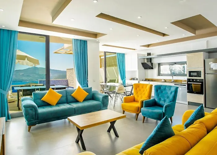 3 Bedroom Seaview Luxury - Heated Indoor Pool * Kalkan