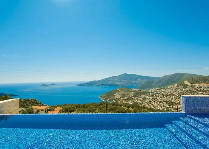Villa 3 Bedroom Seaview Luxury - Heated Indoor Pool Kalkan