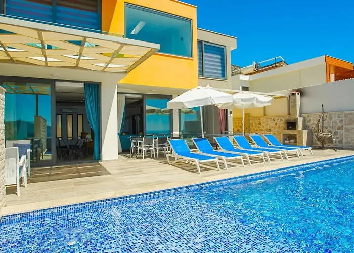 3 Bedroom Seaview Luxury - Heated Indoor Pool Kalkan